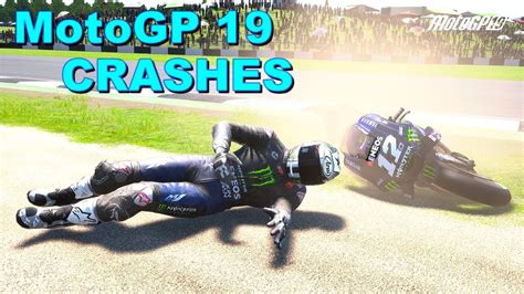 MotoGP 19 CRASH COMPILATION Crashes At Donington Park YouTube