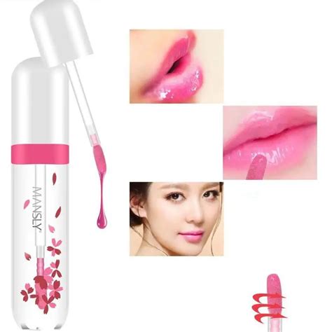 New Changing Color Lip Gloss Liquid Lipstick Beauty Long Lasting Clear Moistourizing Lip Tint ...