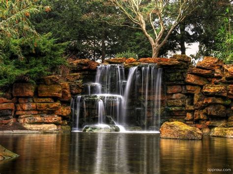 Peaceful Waterfalls Wallpaper download - Nature HD Wallpaper - Appraw