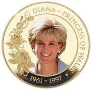 5 Dollars Elizabeth II Princess Diana Cook Islands Numista