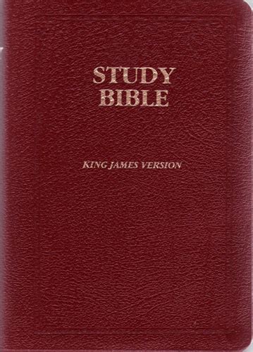 Study Bible KJV Genuine Leather Bound- Black - Steps to Life Australia