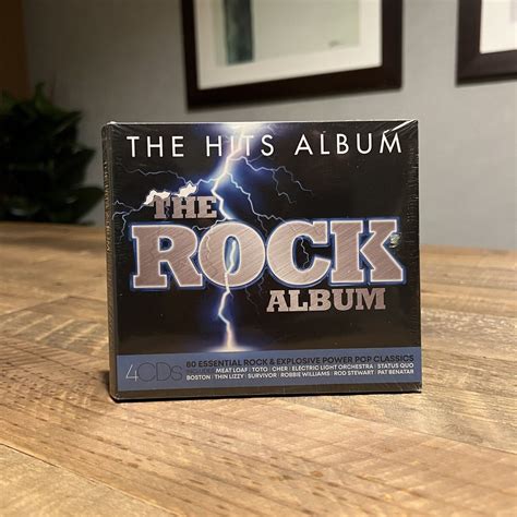 Various Artists The Hits Album The Rock Album Cd Box Set 4 Discs 2019 190759928622 Ebay