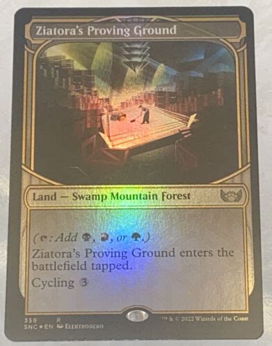 MTG 1x FOIL Ziatora S Proving Ground Showcase SNC Pack Fresh EBay