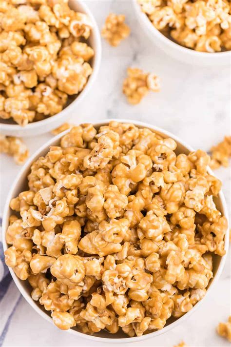 Easy Caramel Marshmallow Popcorn Recipe Simply Stacie