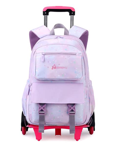 IvyH Rolling Backpack for Kids,Lightweight Breathable Roller Wheeled ...