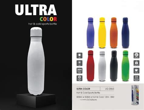 Ultra Matt Finish Insulated Water Bottle - Custom Logo Printing