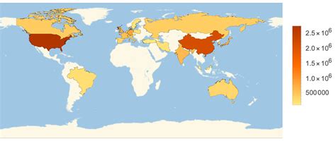 dataset - How to paint world map with some data? - Mathematica Stack ...