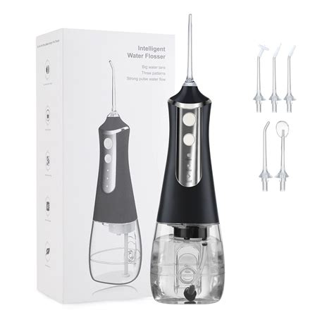 Portable oral irrigator water flosser dental water jet tools pick