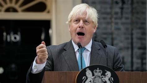 At Least For Now Ex Uk Pm Boris Johnson S Resignation Statement World News Hindustan Times