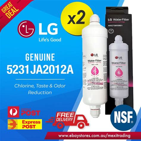 X Genuine Lg Ja B Adq Fridge Water Filter For Gc P Dpsl