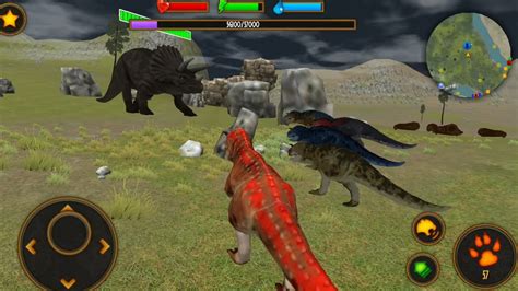 Best Dino Games Clan Of Carnotaurus Android Gameplay Youtube