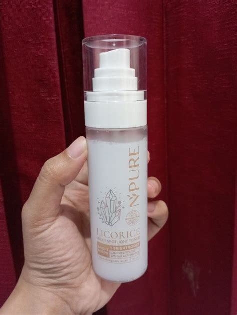 New Npure Licorice Milky Spotlight Toner Kesehatan Kecantikan