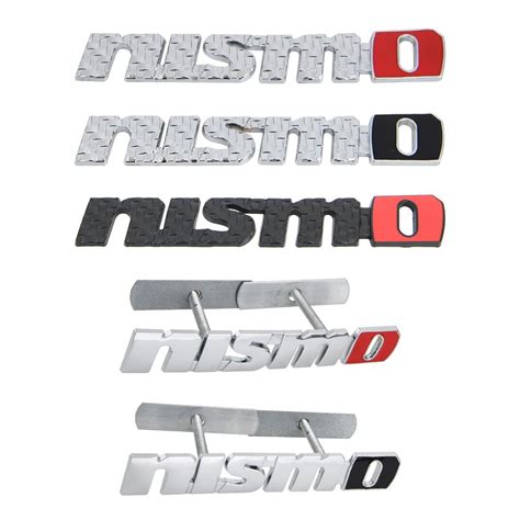 Zinc Alloy 3d Badge Front And Rear Sticker Nismo Logo Emblem Hood Grille Decal Stickers For Nissan