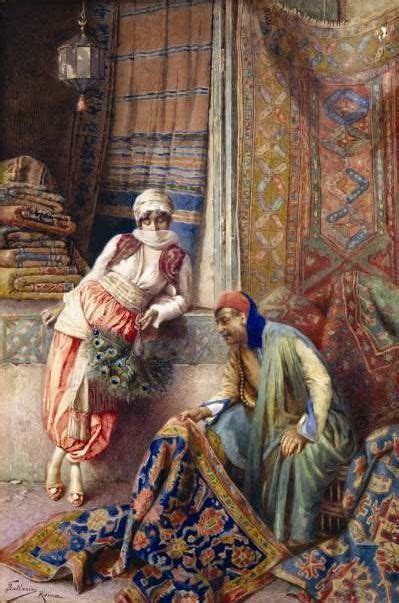 The Carpet Seller Halı Arabic art Eastern art Arabian art