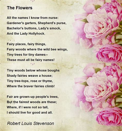 Short Poem About Flowers With Rhyming Words At Raymond Lennon Blog