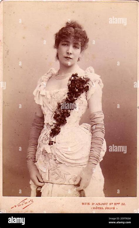 Nadar Félix 1820 1910 Sarah Bernhardt1844 1923 Stock Photo Alamy