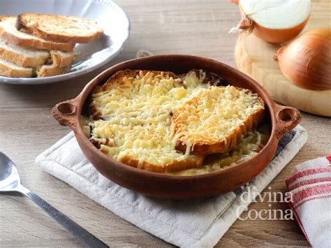 Sopa De Cebolla A La Francesa Receta De Divina Cocina