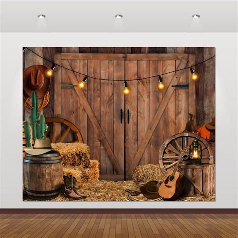 Amazon ChloropLastid Western Cowboy Backdrop 10x8ft Wild West