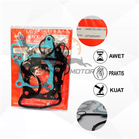 Paking Top Set Gasket Honda Vario Seal Packing Blok Mesin Motor