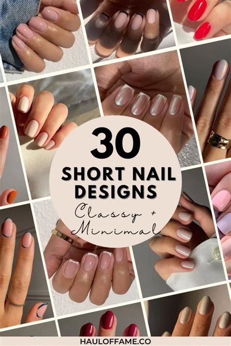 30 Classy Short Nail Designs A Minimalists Dream Manicure