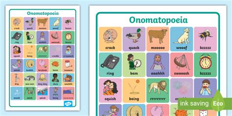 What Is Onomatopoeia Examples Definition And Resources