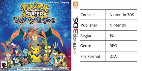 Pokémon Super Mystery Dungeon - 3DS Roms For Citra