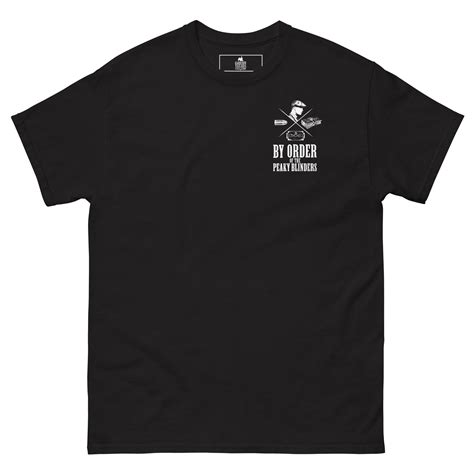 Black Logo T Shirt Peaky Blinders Uk