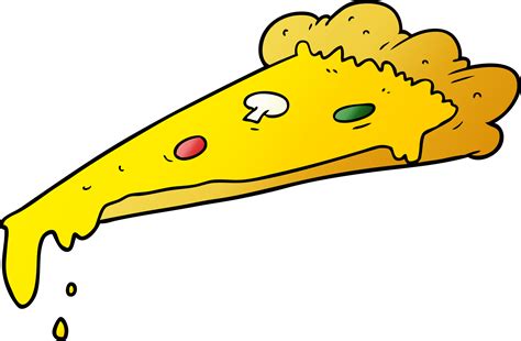 cartoon slice of pizza 46696673 PNG