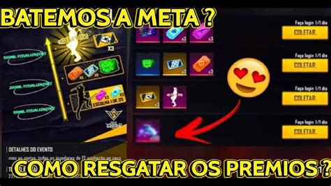 BATEMOS A META DE FINAL DA LBFF COMO RESGATAR OS PREMIOS NO FREE FIRE