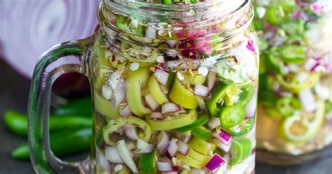 Quick Refrigerator Pickled Peppers Punchfork