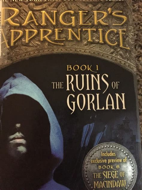 Book Review: Ranger’s Apprentice, Book 1: The Ruins of Gorlan by John ...