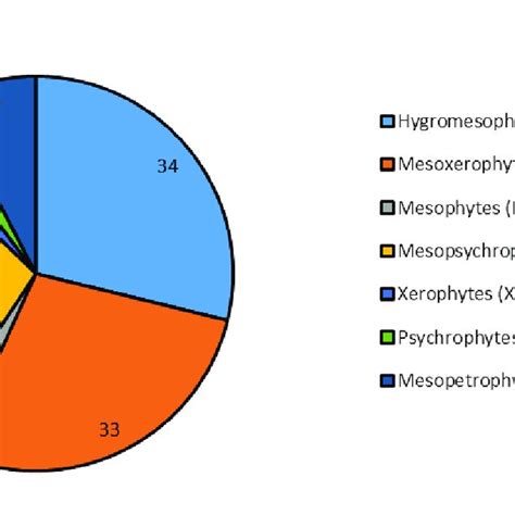 ecological groups  plants  scientific diagram