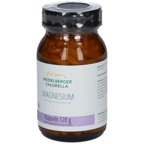 Heidelberger Chlorella Magnésium ALS Bisglycinate de magnésium en