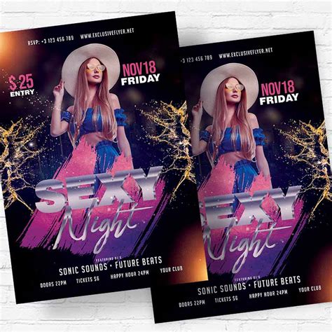 Download Sexy Night Flyer Psd Template Exclusiveflyer