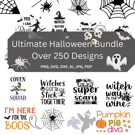 Halloween Svg Bundle, Cut Files Cricut Digital Download Spooky Svg Sarcastic Svg Halloween Shirt ...