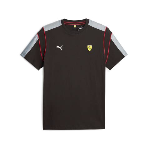 FERRARI MT7 BLACK T SHIRT 2023 24 CalcioItalia