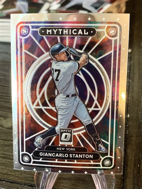 2022 Donruss Optic Giancarlo Stanton Mythical Insert MTH 17 EBay