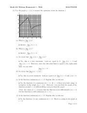 Writtenhw Mth Pdf Math Written Homework W Solutions