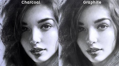Charcoal vs Graphite | Videos | ThePortraitArt | Gan Jing World