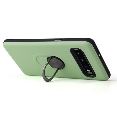 SUNSKY เคส PC TPU แบบหมนได 360 องศาสำหรบ Galaxy S10 พรอมตวยด