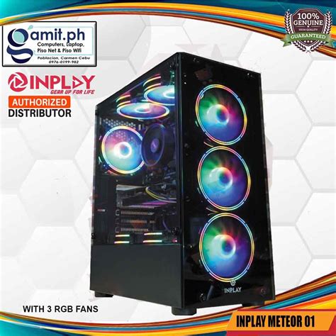 Inplay Meteor 01 Atx Matx Case Computer Case Cpu Case Pc Case Gaming Case Inplay Case Shopee