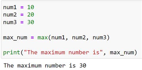 Python Max Function Return The Largest Item In An Iterable Master Data Skills Ai