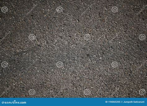 Surface Grunge Rough Of Asphalt Tarmac Grey Grainy Road Driveway Texture Background Stock