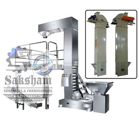 SUS304 Food Grade PP Z Type Bucket Elevator Conveyor