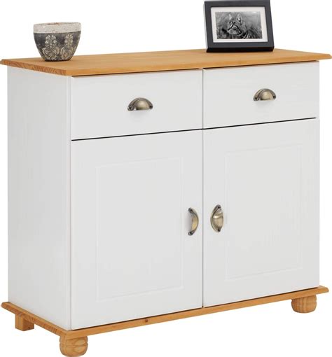 IDIMEX Buffet Paris Commode Bahut Vaisselier Avec 2 Portes Battantes Et