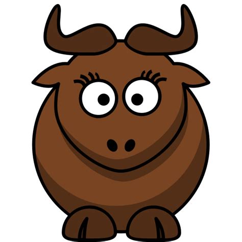 Girly gnu | Free SVG