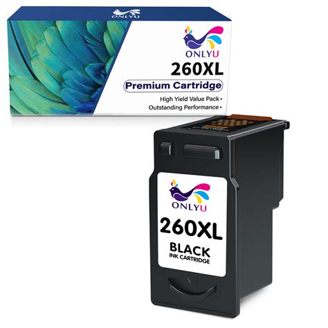 1pk Pg 260xl Black Ink Cartridge For Canon Pixma Ts6420 Ts6420a Tr7020