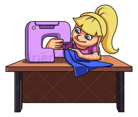 People Sewing Clipart