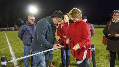 Con Encuentros Futbol Sticos Inauguraron La Nueva Luminaria Led En El