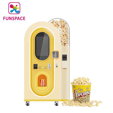 Funspace New Custom Self Service Touch Screen Fully Automatic Popcorn